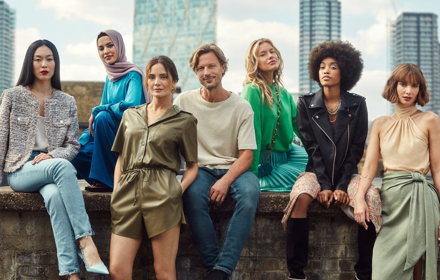 Girl with perfect skin